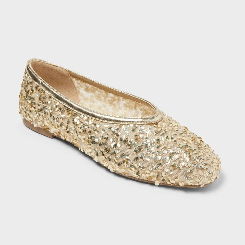 Women's Flats by A New Day Sammie‎ Champagne Size 6 New With Tags